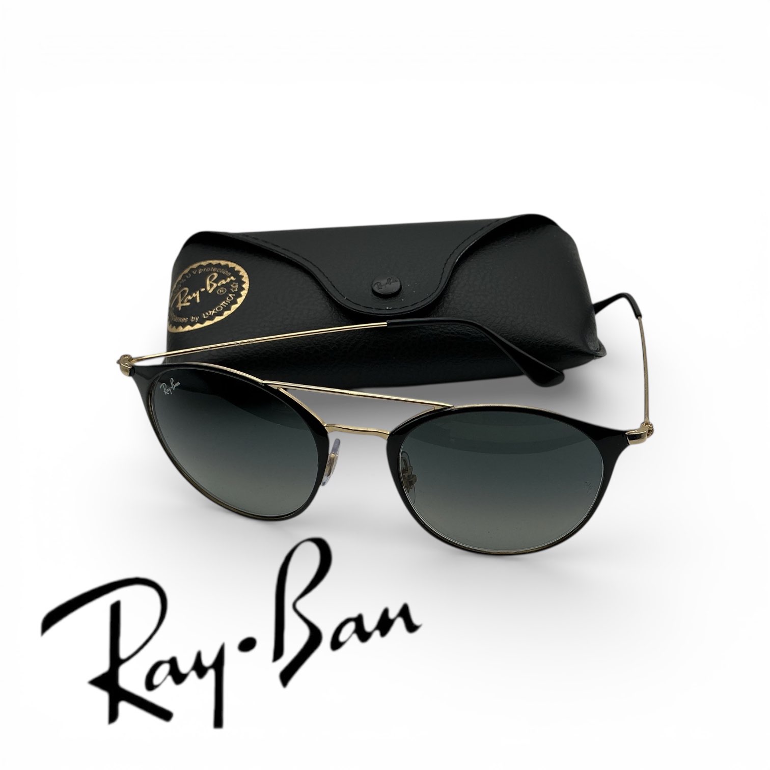 サングラス 0RB3546 187/71 Black on Arista／Light Grey Gradient Dark Grey