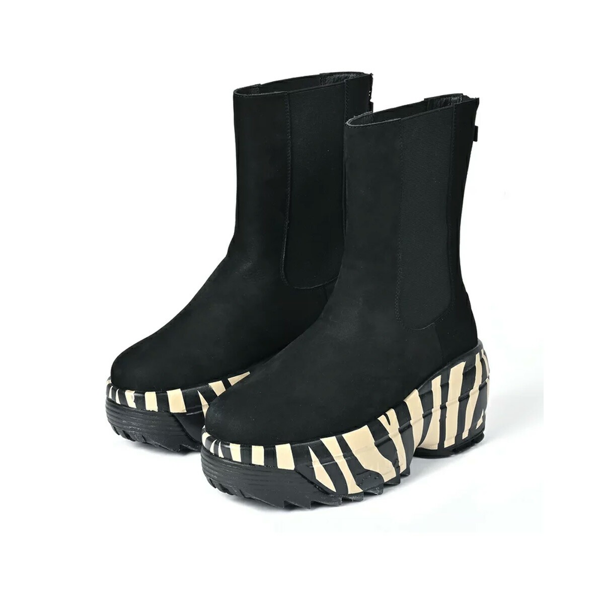 国産】 FILA DISRUPTOR WEDGE CHELSEA WMNS BLACK/ZEBRA カジュアル