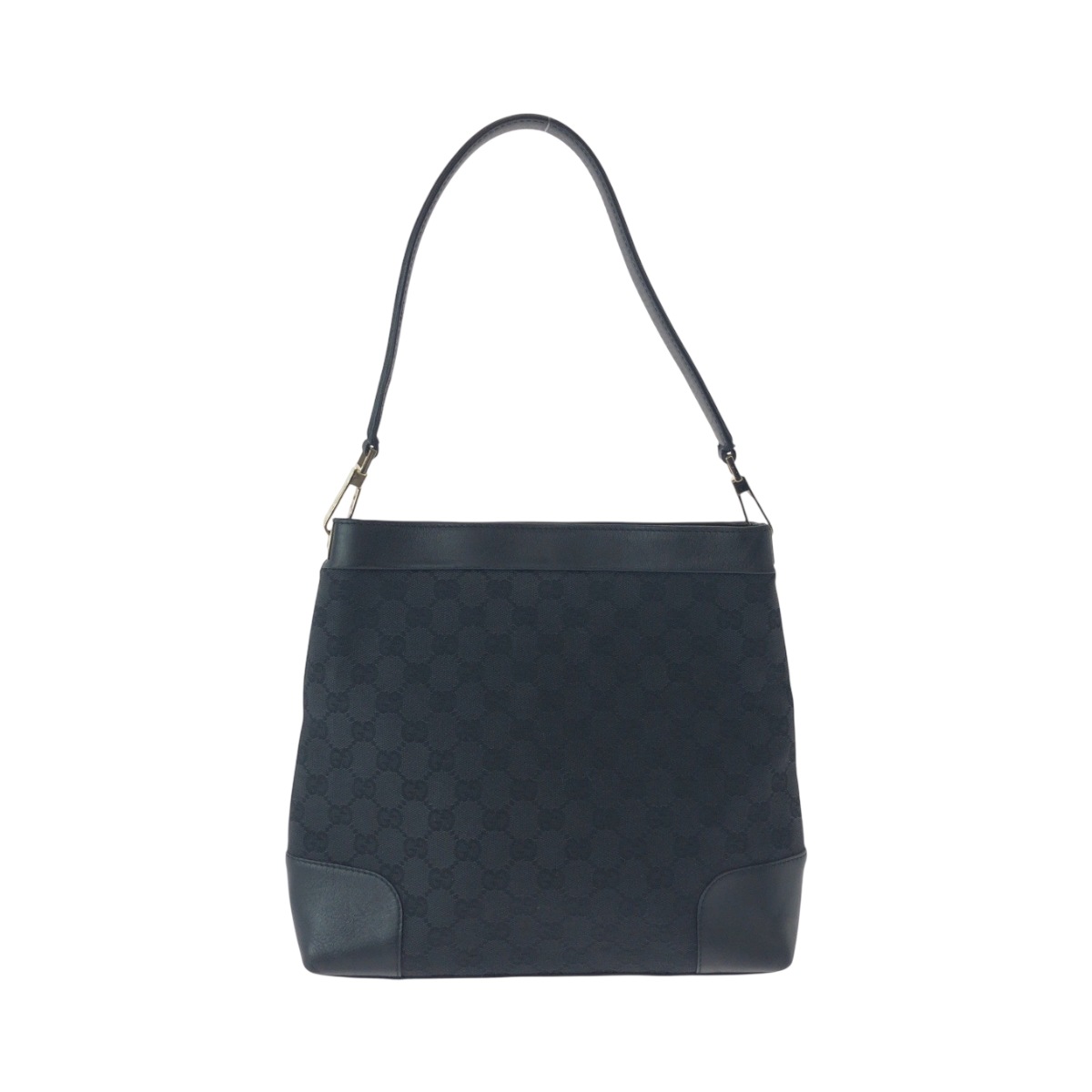 美品 ブラック 黒 ゴールド金具 GGキャンバス 33900 ワンショルダーバッグ 肩掛け レディース 501035