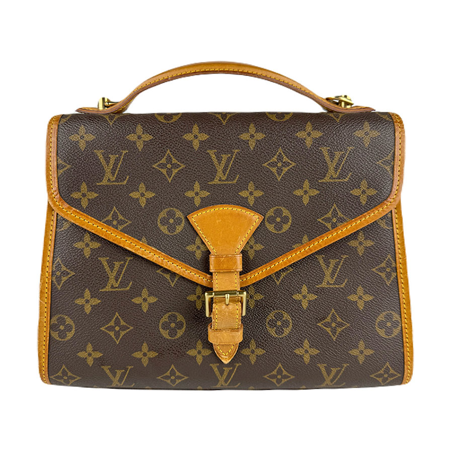 ルイ ヴィトン LOUIS VUITTON ハンドバッグ ショルダーバッグ モノグラム ベルエア モノグラムキャンバス ブラウン ゴールド レディース M51122 z7975
