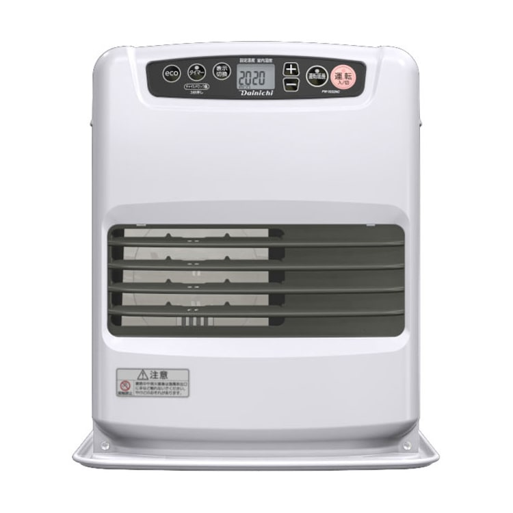 石油ファンヒーター 主に9畳用 NCタイプ 木造9畳 コンクリート12畳 タンク容量5L 3.2kW ムーンホワイト FW-3224NC-W
