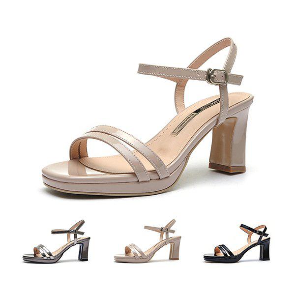 インテンス 女性 ダブルストラップ サンダル 7cm LCWW35I326