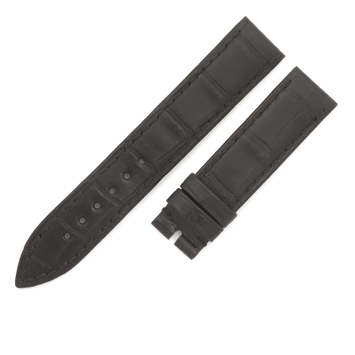 メンズ 未使用 純正 クロコ レザー 本革 ベルト バンド 替え 予備 スペア ストラップ 17mm ブラック 黒 19,133円