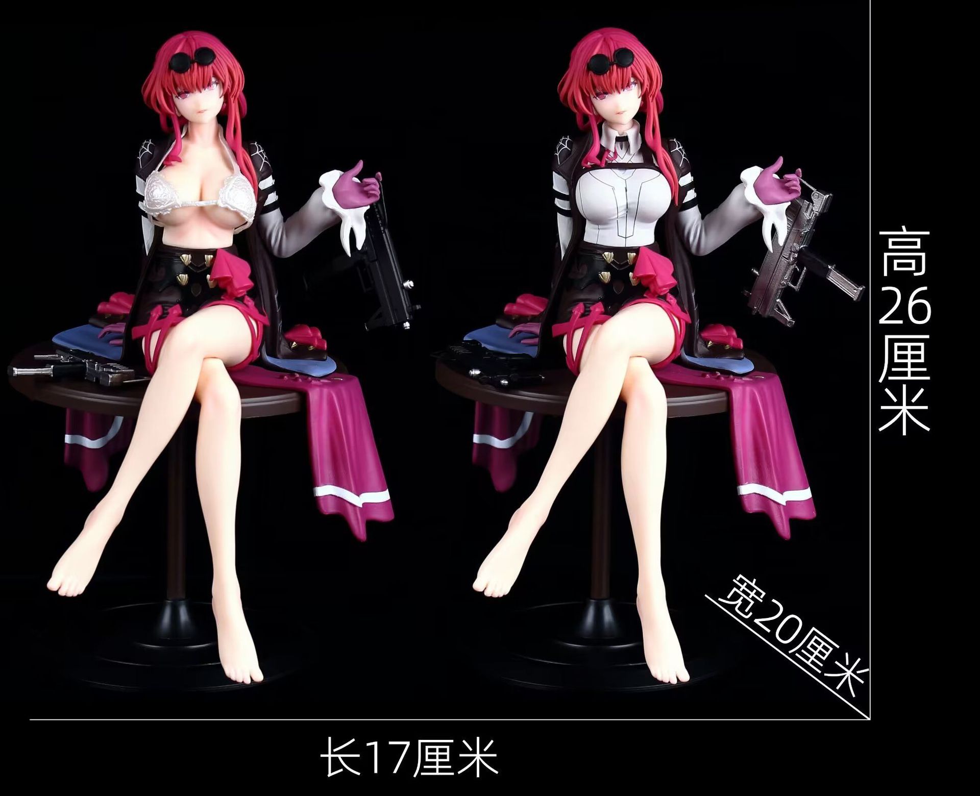 美少女フィギュアセット9点 美少女フィギュアスタードーム鉄道カフカ座位テーブルダブル