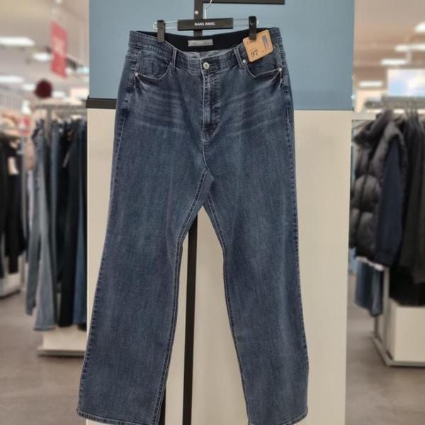 HC21 共用 春 ビッグサイズ インバンド ルーズフィット スパンジーンズ BQM182 (E45803388)