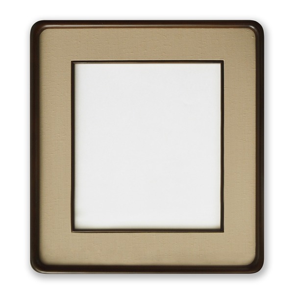 角が丸い色紙額 布マット木製色紙額 隅丸布マット色紙（273x242mm） 日本製 ベージュ