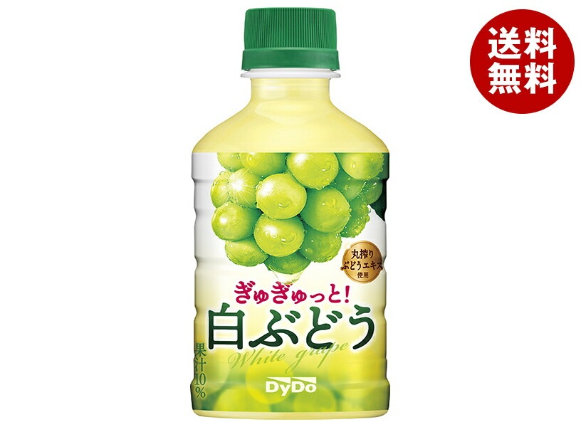 ダイドー ぎゅぎゅっと!白ぶどう 280mlPET＊24本入＊(2ケース)