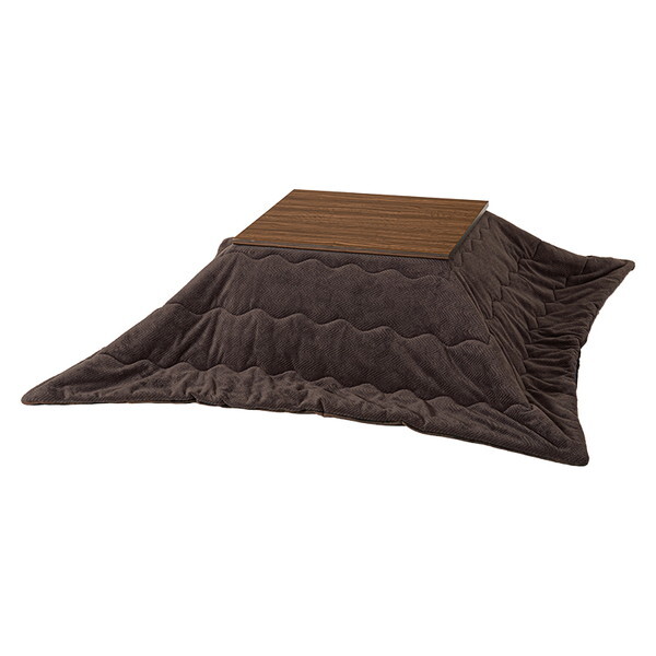 アルラ7560LBR + ビケ7560BR こたつ + うす掛け布団 2点セット ライトブラウン/ブラウン メーカー直送