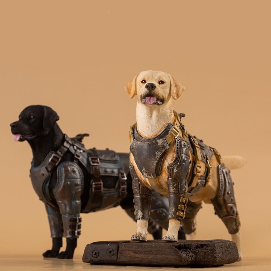 AUCHEE/JXK 1/6 ラブラドールレトリバー 装甲 犬 動物 リアル フィギュア プラモデル プレミアム おもちゃ 模型 オリジナル スタチュー プレゼント 置物