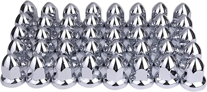 トンガリナットキャップ 33mm ISO H60 アメリカン ユーロ カスタム トラック ダンプ デコトラ 汎用品(40個セット)