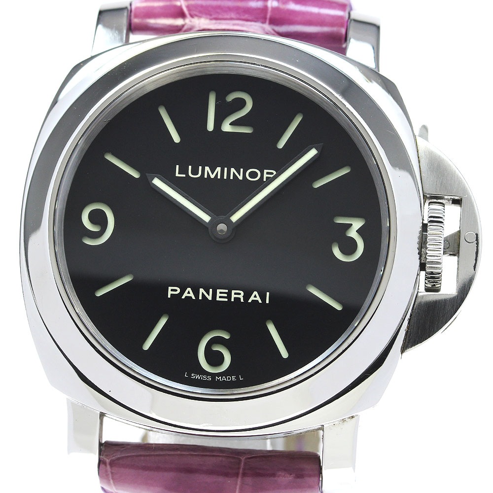 パネライ PANERAI PAM00112 ルミノールベース 手巻き メンズ _816448【中古】