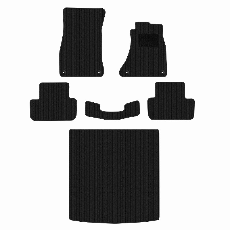 [優れた品質で安売りに挑戦]アウディ A4アバント (B8) フロアマット + トランクマット(ラゲッジマット) [3色から選択]