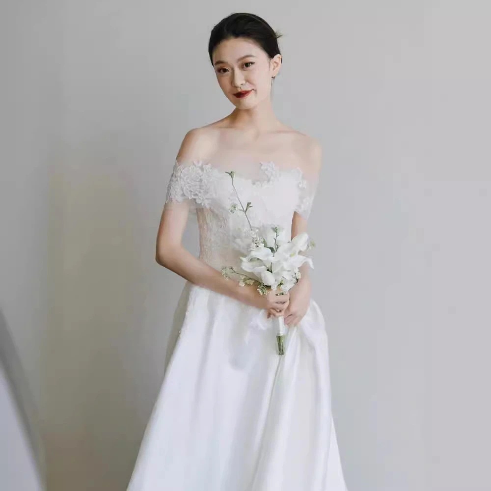 2025 ドレス パーティー ワンピース おしゃれ ウエディングドレス シンプルイブニングドレス パーティードレス