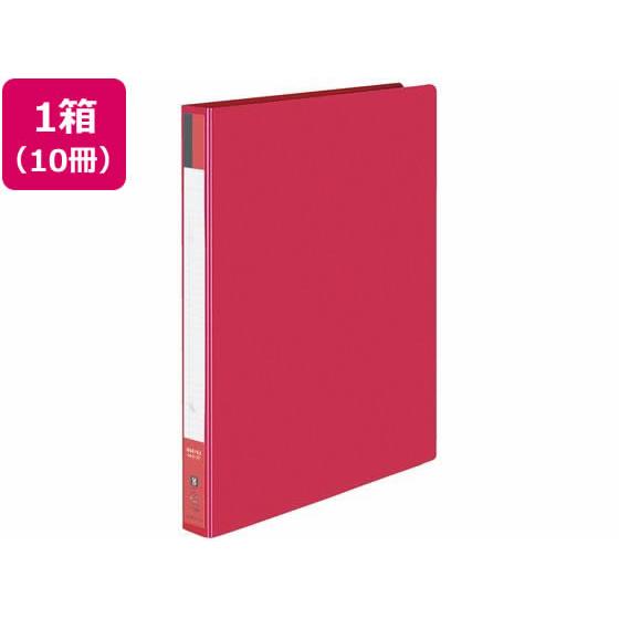 リングファイル A4タテ 背幅30mm 赤 10冊 コクヨ ﾌ-420R