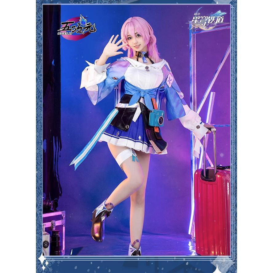 Catwushop　崩壊スターレイル コスプレ　崩スタ　三月なのか　衣装　ウィッグ　靴　武器　追加 可能