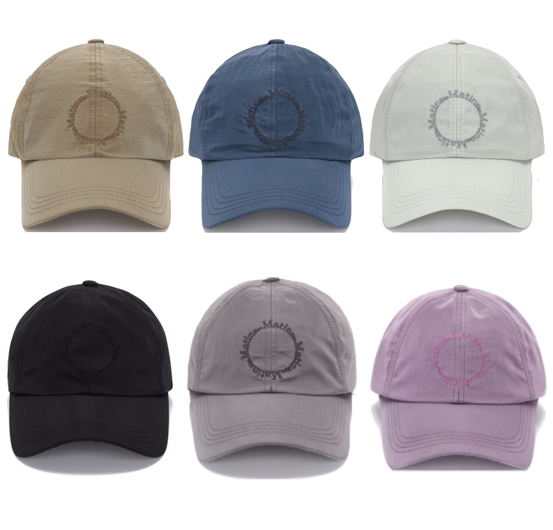 CRISP LOGO BALL CAP IN 6color