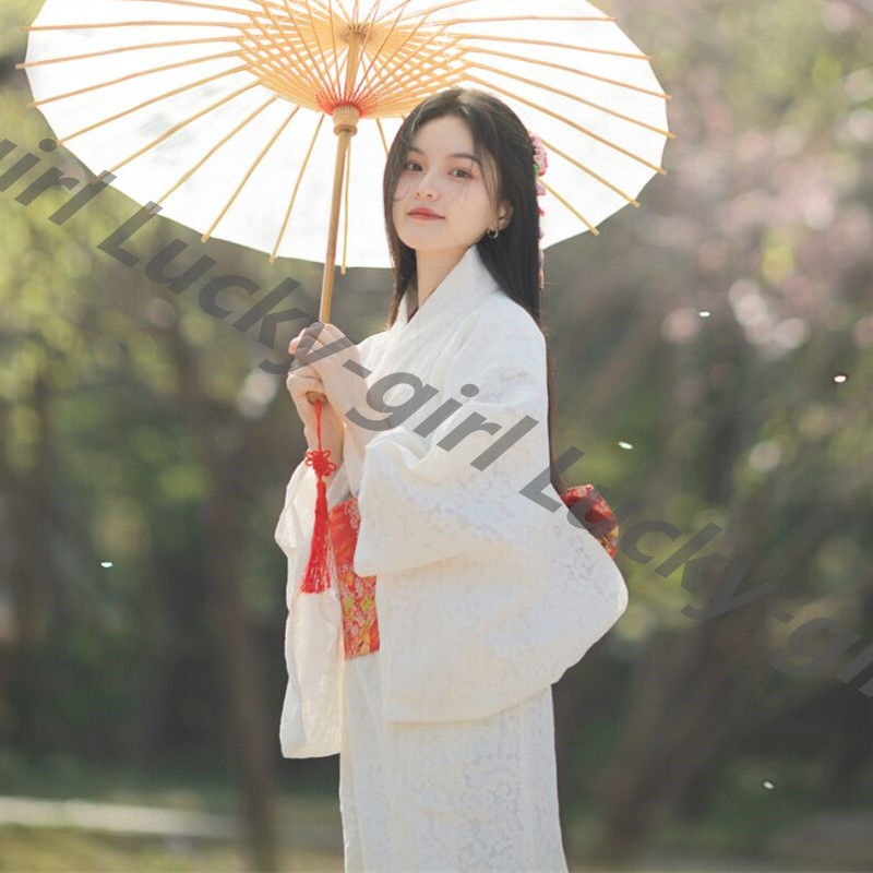 和服の女性の正装の伝統日本の着物の浴衣と風のを改良します3つのセットはウエストと扇子 りを送りま