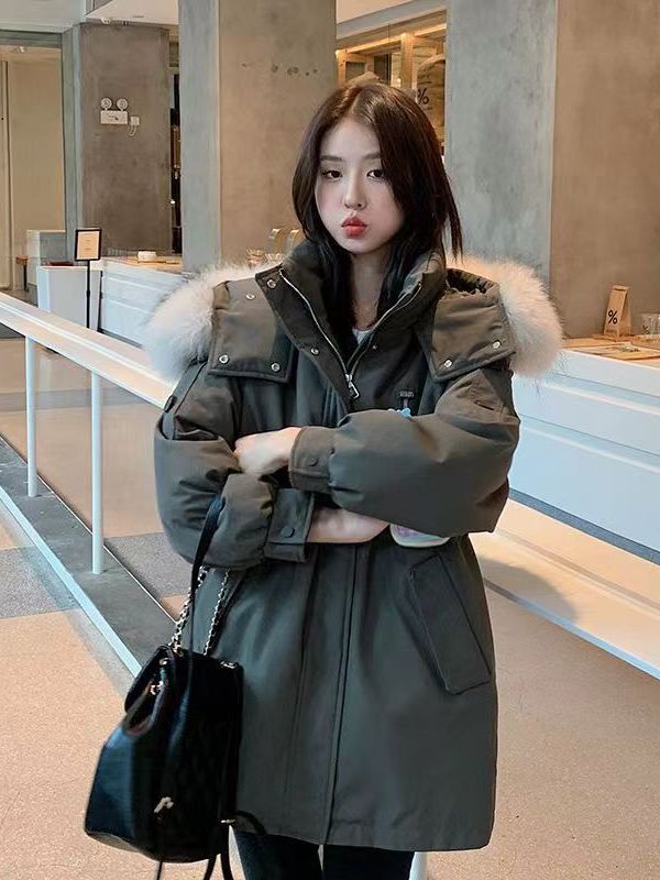 新品 大人気 ダウンコート ダウンジャケット ファー付き きれいめ 長袖 中綿コート大きいサイズ 防寒コート 秋冬 全5色 新作 厚手 暖かい カジュアル