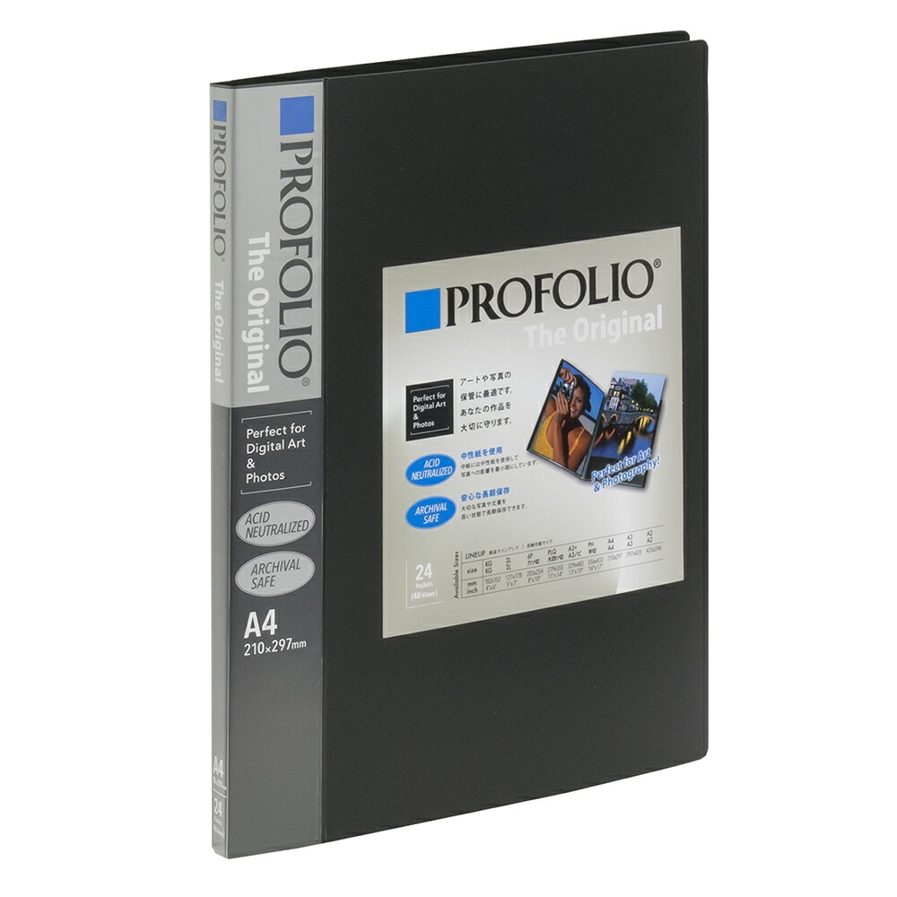 （まとめ買い）プロフォリオ ポケットアルバム ザ/オリジナル A4判 24P IA-12-A4N [x3]