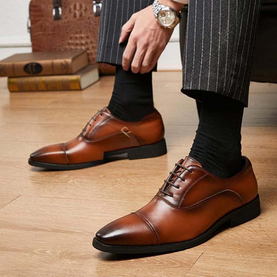 2025新品 数量限定 シークレットシューズ メンズ ビジネスシューズ ストレートチップ 内羽根式 フォーマル 就活面接 冠婚葬祭 ギフト ゴム底 身長UP 衝撃吸収 通気性 通気性 短納期