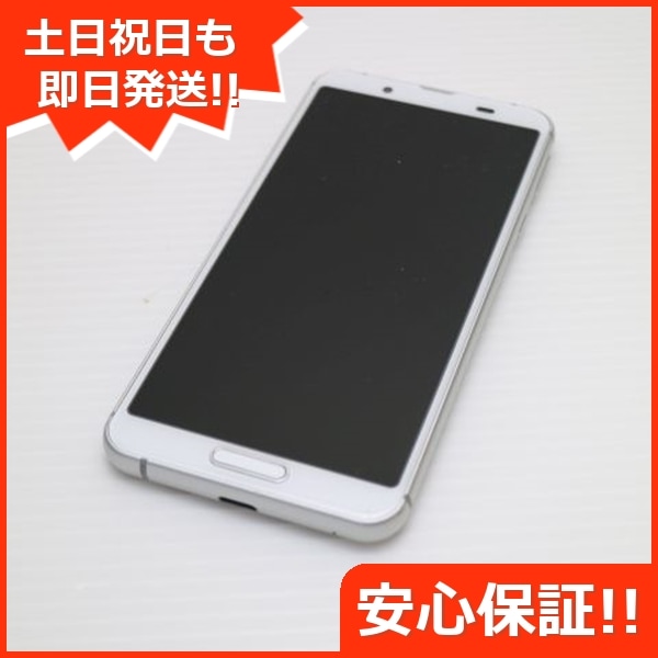 美品 SH-02M シルバーホワイト スマホ 36