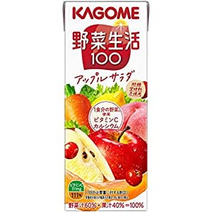 カゴメ 野菜生活100 アップルサラダ 200ml 24本