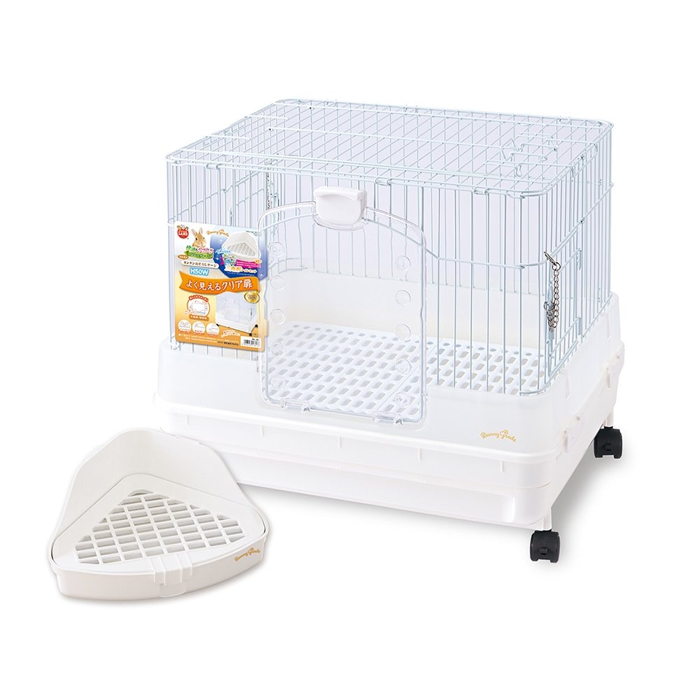 うさぎケージ　うさぎのカンタンおそうじケージＨ５０Ｗ　三角形トイレセット　ＣＲＣ50―20―33―15―00