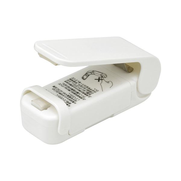 （まとめ）ハンディシーラー ヒートシーラー ホワイト （ フードシーラー 袋とじ ） 120個セット