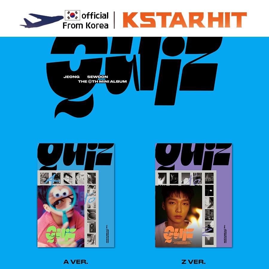 (2種セット) JEONG SEWOON - Quiz (6thミニアルバム)