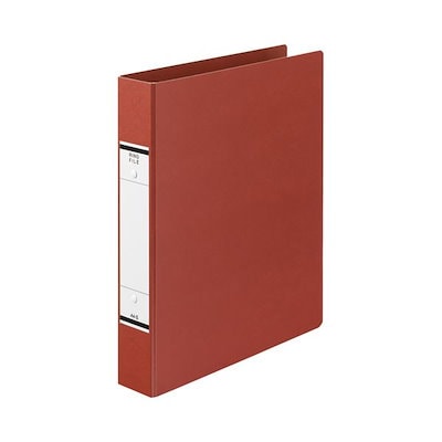 （まとめ）TANOSEE OリングファイルA4タテ 2穴 150枚収容 背幅32mm オレンジ 1冊 〔×30セット〕 まとめ） TANOSEE Oリングファイル（紙表紙） A4タテ 2穴 220枚収容 背