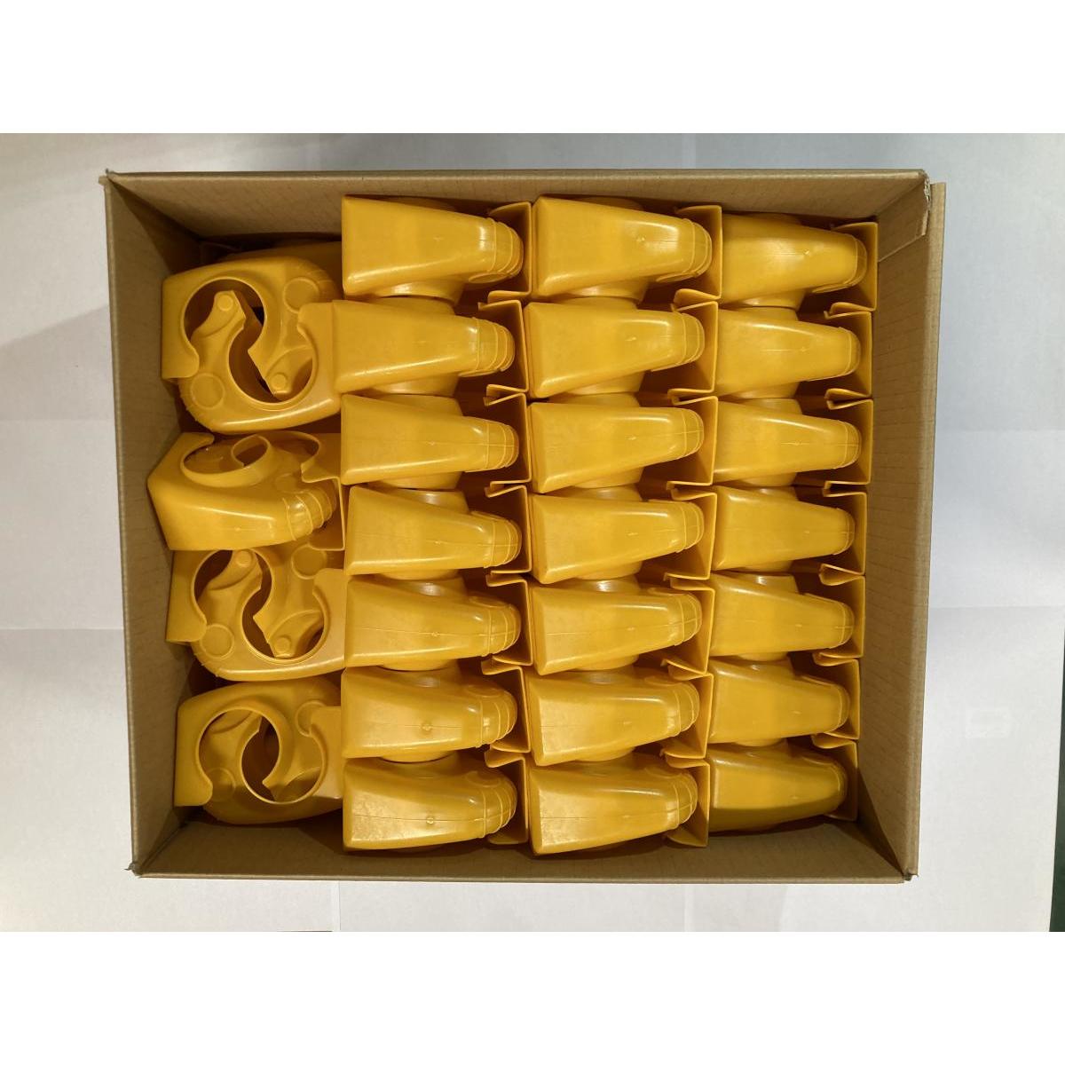 単管クランプカバー 黄色 100個 単管 クランプカバー