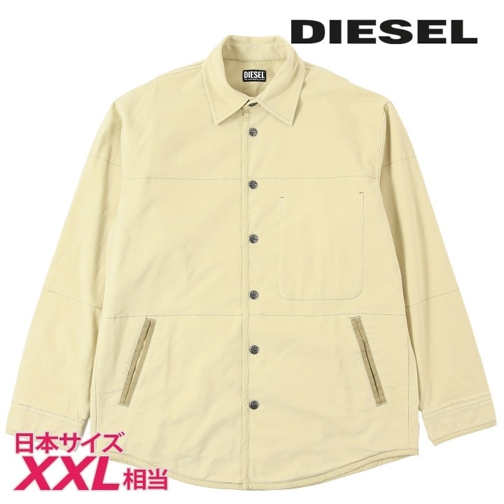 シャツジャケット メンズ S-DOVES ワンポイントロゴ オーバーサイズ die-m-o-f8-06d
