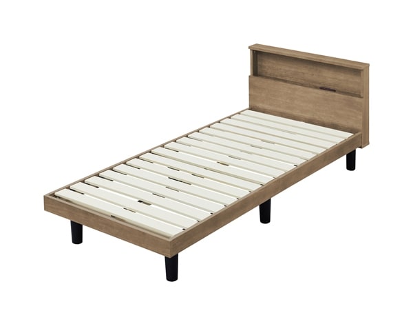 アイリスオーヤマ すのこベッドSS HSB-SS アッシュブラウン(セミシングル)