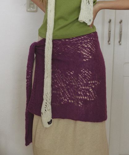 NFF flone multi shawl purple フローネマルチショール パープル 韓国ファッション