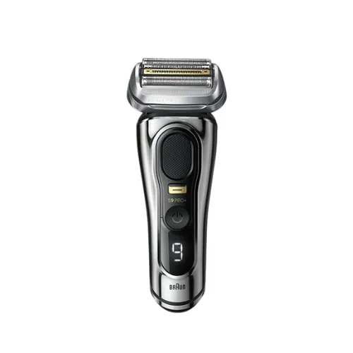 BRAUN ブラウン シリーズ9 Pro+ 9516s-V 電気シェーバー 充電スタンド＆シェーバーケース付き メタリックシルバー 自動充電 極薄刃 くせヒゲ 寝たヒゲ もみあげ キワぞり 寝たヒゲ