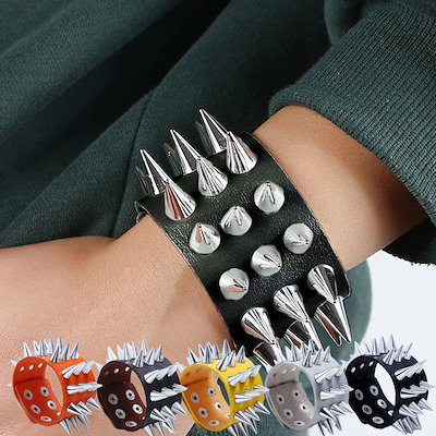 ヒステリックグラマー レザー　スタッズ　リストバンド 5631245178.g_400-w-st_g.jpg