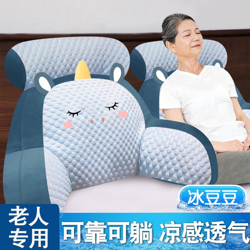 夏のベッドの頭の半分のクッションをマットクッションを取り外して洗浄して洗浄することができます r n1001- K-squinting Unicorn Deep Blue（doudou Blue）