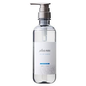 【送料無料】 plus eau プリュスオー シャンプー メロウ ホワイトフローラル＆ペアーの香り シルク美容液成分配合 シリコンフリー ポンプ 単品 450ml