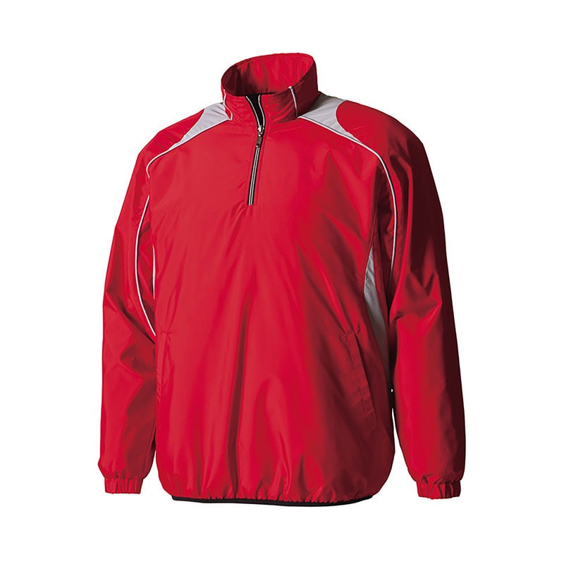 ジュニア 長袖プルオーバーコート 野球 アウター (JSTD-425B)