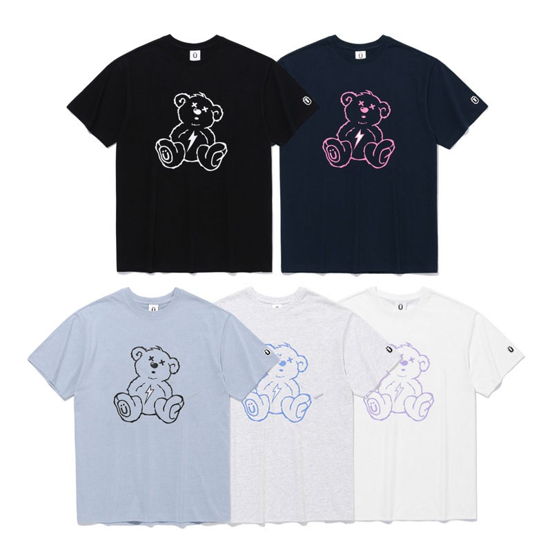 [Redvelvet スルギ 着用] THUNDER BEAR 半袖 Tシャツ レディース 韓国 夏