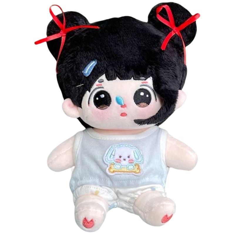 かわいい鼻水少女 ぬいぐるみ 20cm 本体 無属性 獣尾獣耳付け 男の子 着せ替え人形 日常服人形 韓国ファッション アイドル ぬいぐるみ用 ドールウェア ぬいぐるみ 20cm 服 靴 洋服