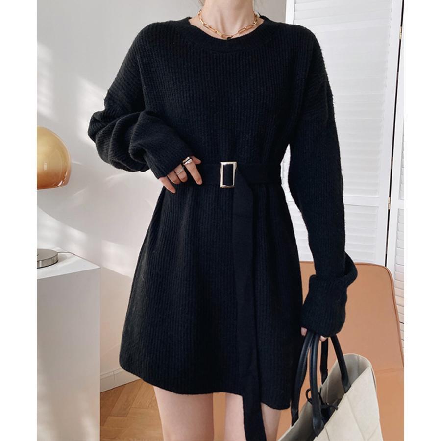 2wayニットワンピース レディース秋冬
