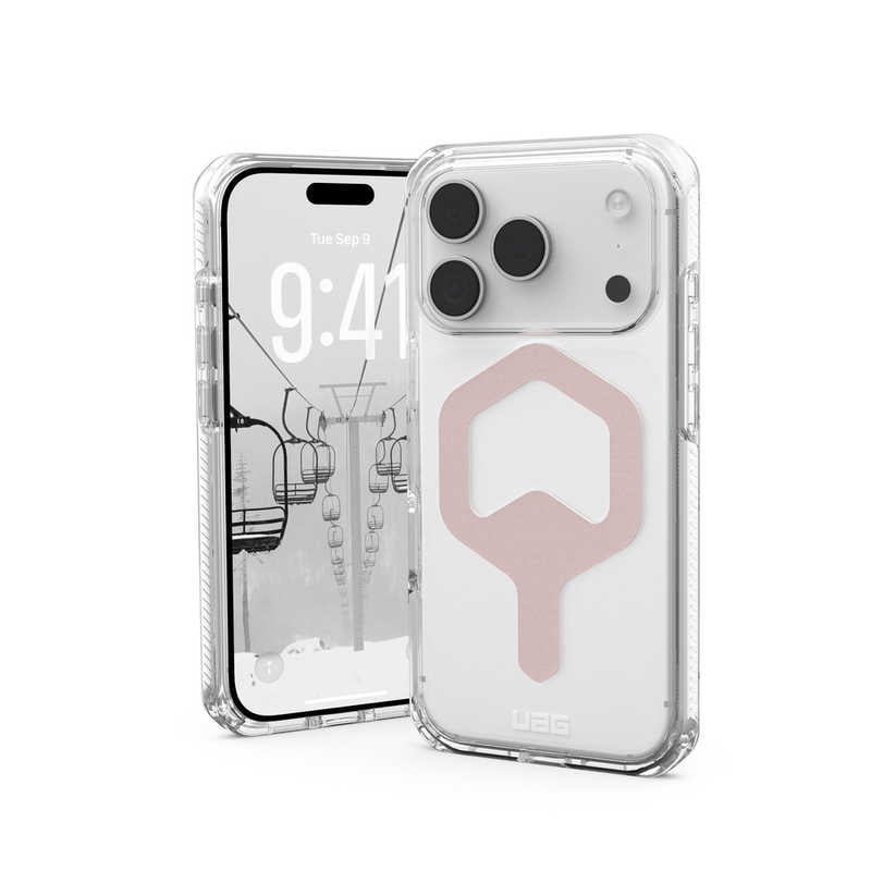 UAG　iPhone 17 Pro用 MagSafe対応 PLYO(アイス/ローズゴールド)　UAG-IPH25MA-YMS-I/R