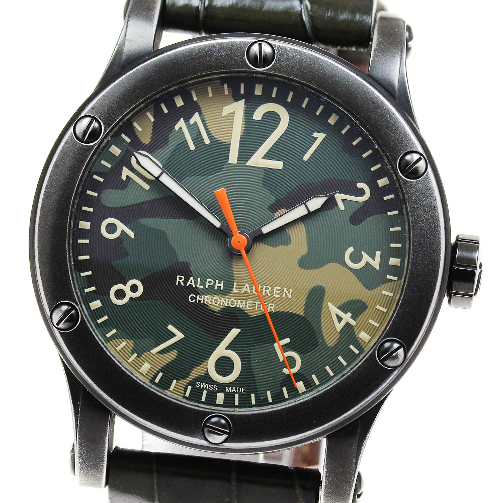ラルフローレン RALPH LAUREN K02201 サファリ クロノメーター 自動巻き メンズ _831224【中古】