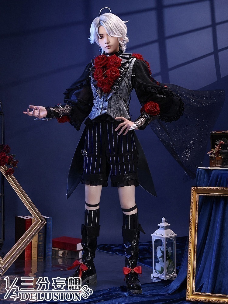 【三分妄想13Delusion】第五人格 IdentityV 患者 Emilエミール 星々 コスチューム コスプレ衣装ウィッグ110