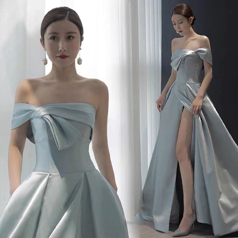 ロングドレス ウェディングドレス イブニングドレス 演奏会 カラードレス 大きいサイズ 結婚式 お呼