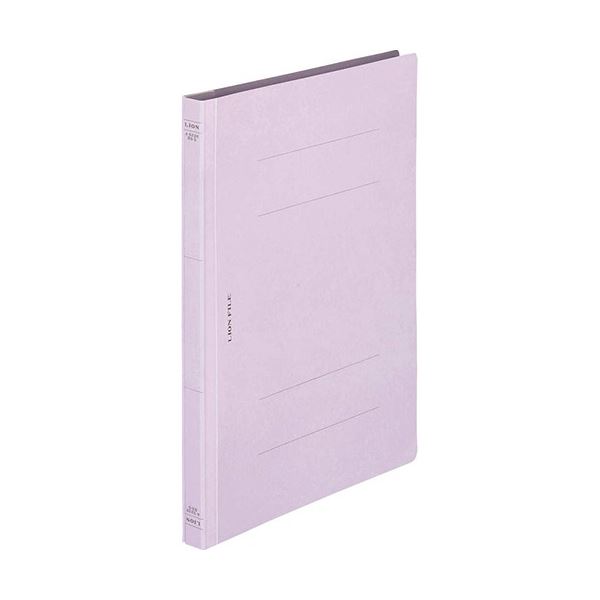 (まとめ) ライオン事務器 フラットファイル(環境)樹脂押え具 B5タテ 150枚収容 背幅18mm パープル A-522KB5S 1冊 (×30セット)