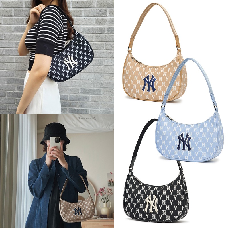 [2022新商品]モノグラムジャカードホーボーバッグNY トートバッグショルダーバッグレディース