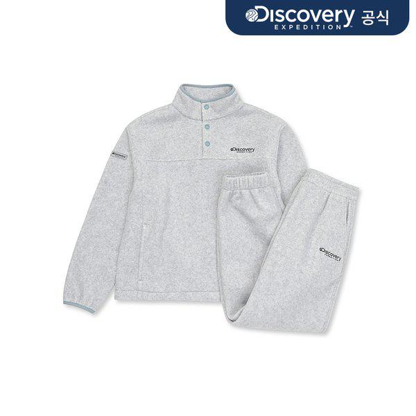 キッズフリースハイネックセット (M/GREY) _