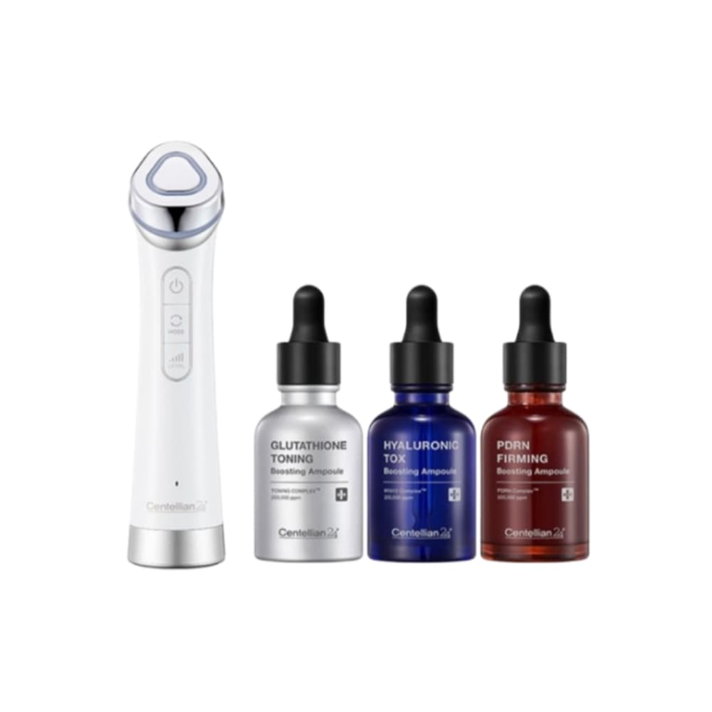 ダーマ パルス ブースター マルチショット 美肌マッサージ器 + ブースティング アンプル 3種